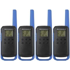 Pack de 4 Motorola T62 - Talkie walkie sans licence PMR446 - B6P00811LDRMAW 