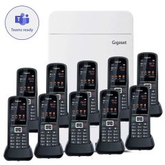 Pack téléphone Gigaset borne N870 + 10 combinés R700H Pro