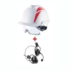 pack casque de chantier et protection auditive à modulation sonore 