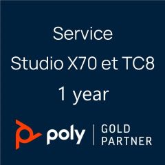 Service Poly+ pour Studio X70 et TC8 - 1 an