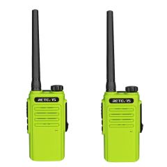 Pack de 2 Retevis RT647 Neon - talkie-walkie sans licence durci et étanche