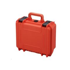 valise de transport orange IP67 avec mousse