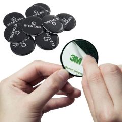 Lot de 10 tags RFID 6TADEL adhésif pour rondier, contrôleur de ronde 6TADEL