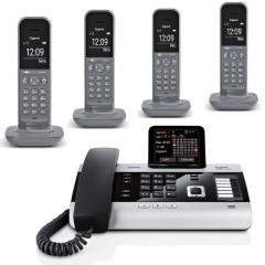 Pack Gigaset DX800A + 4 Gigaset CL390Hx