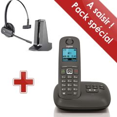 Pack Gigaset A540A + Plantronics C565 