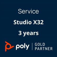 Service Poly+ pour Poly Studio X32 - 3 ans