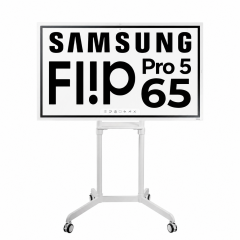 Samsung Flip PRO 65 avec pied roulant rotatif - WM65B