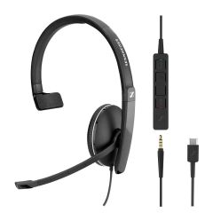Micro casque Sennheiser SC135 avec connectique USB-C