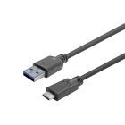 VivoLink Câble USB 3.2 Gen 1 de 1 à 15m (USB-C mâle / USB-A mâle), 5 Gbps