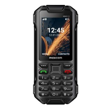 CROSSCALL Core-S5 – Téléphone Mobile D'entreprise Débloqué 4G – Écran 2,4 Pouces – Double SIM – Noir