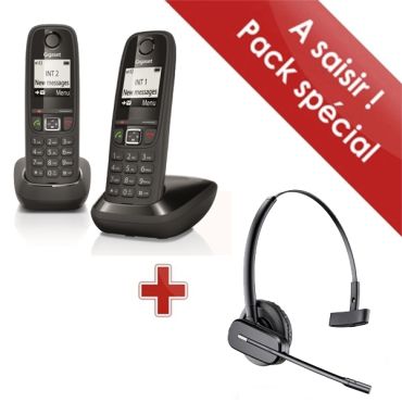 Poly (Plantronics) SAVI 7210 Cuffia Ufficio - Bluetooth, Nera - Aperto Mai Usato