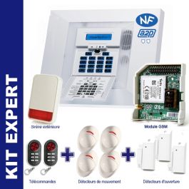 Système d'alarme anti-intrusion professionnel Risco Kit Agility 4