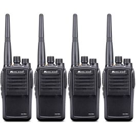 Midland G15 Walkie-Talkie – Robustes Funkgerät Für Arbeit & Outdoor, Wasserdicht, Stoßfest, PMR446, Bis 12 Km Reichweite