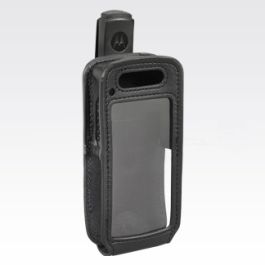 Étui Ceinture Universel En Cuir Noir Horizontal - Pour Motorola A1000, ATRIX 4G, C980 - Neuf