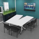 Buronomic Eureka Table de réunion en V - Petite salle de réunion