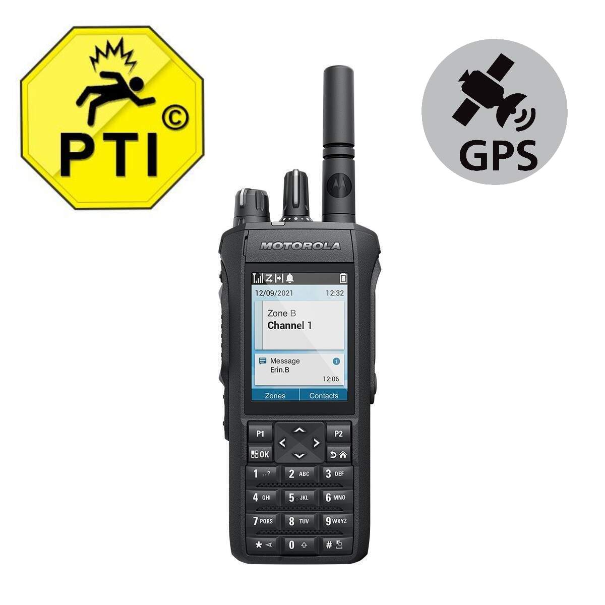 Motorola R7 VHF avec écran et clavier - PTI GPS image