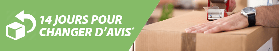 Bannière 14 jours pour changer d'avis