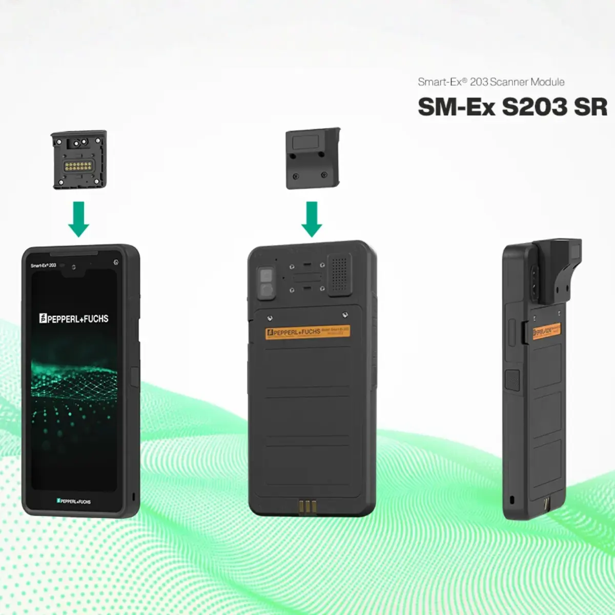 Module aditionnel SM-Ex S203 SR pour lecture code barres 1d/2d sur Smart-Ex 203