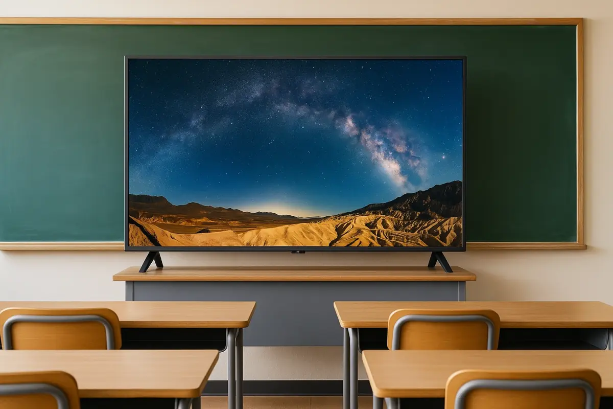 LG 75 pouces salle de classe