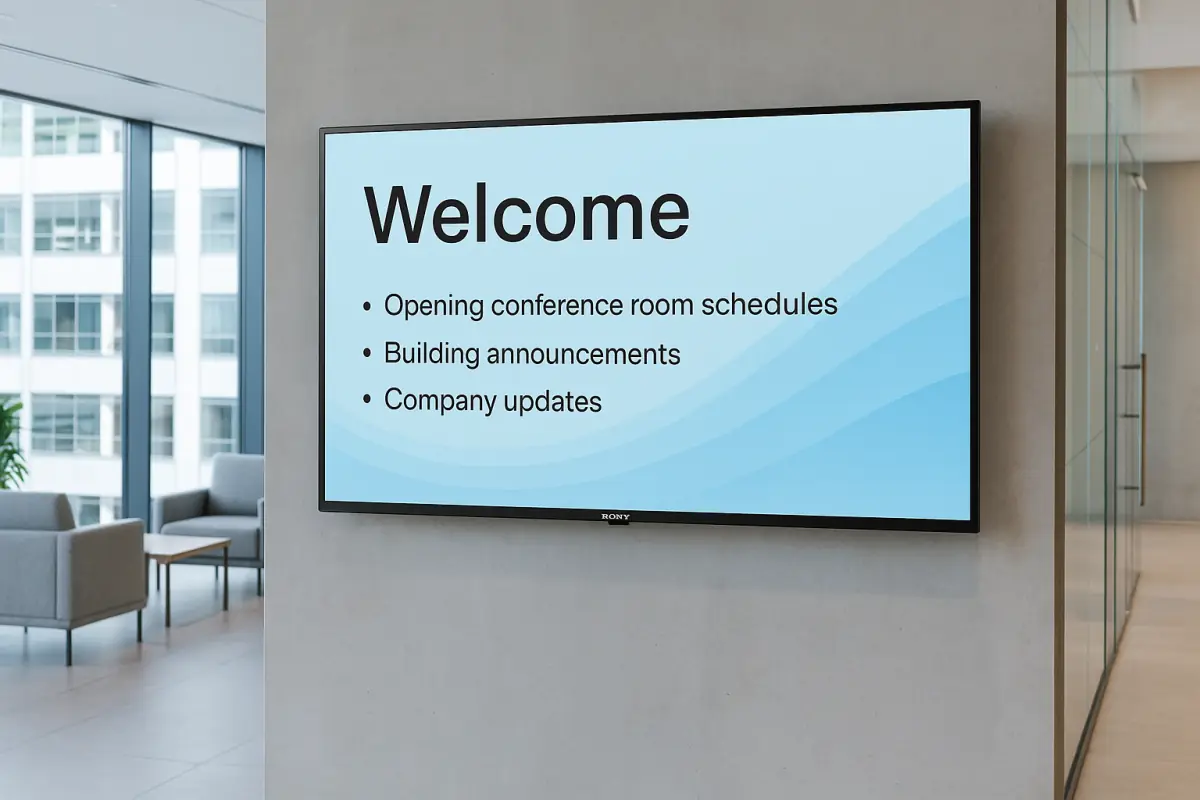 Hall d'entrée Sony FWD-55S35