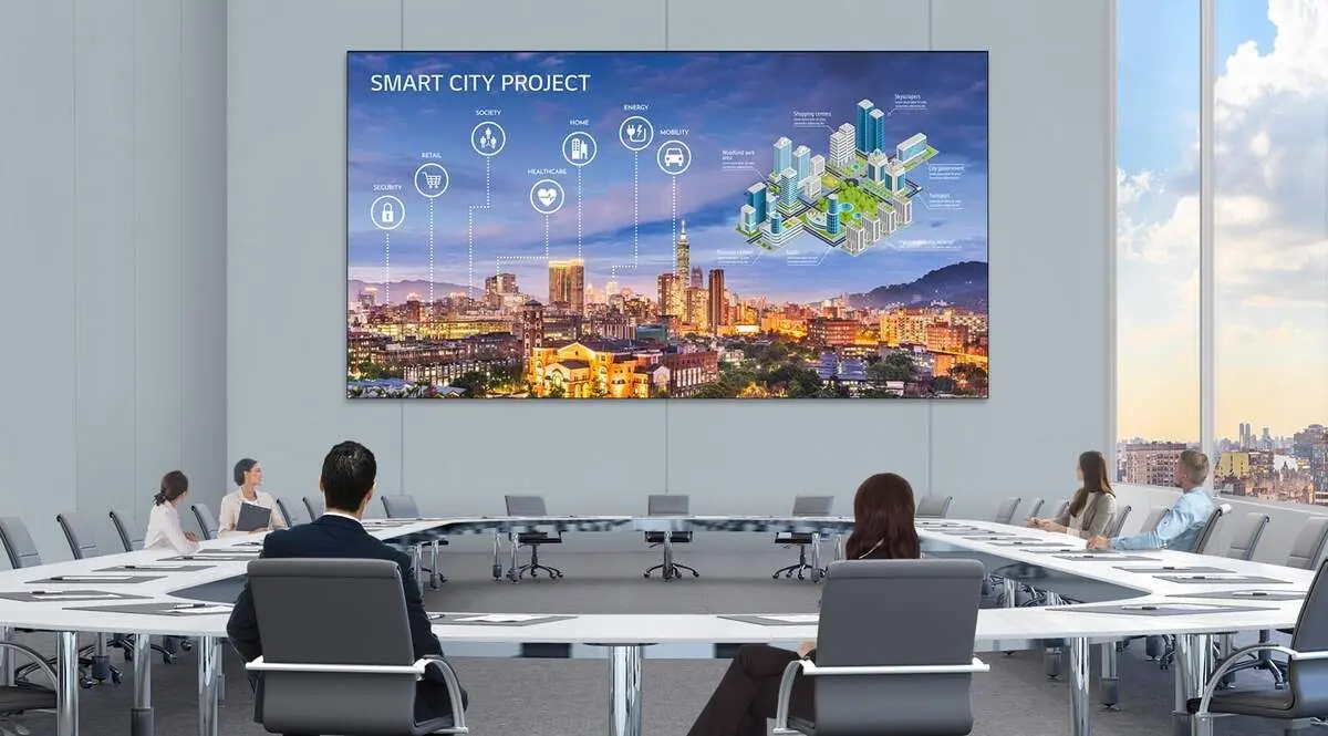 salle de réunion - LG 136 pouces