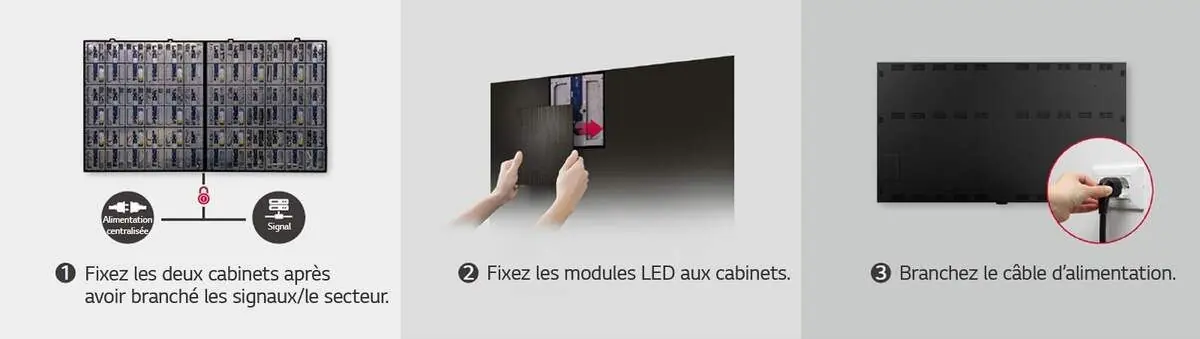 écran LG LAEC015 - affichage dynamique