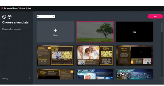 Logiciel LG WebOS Signage
