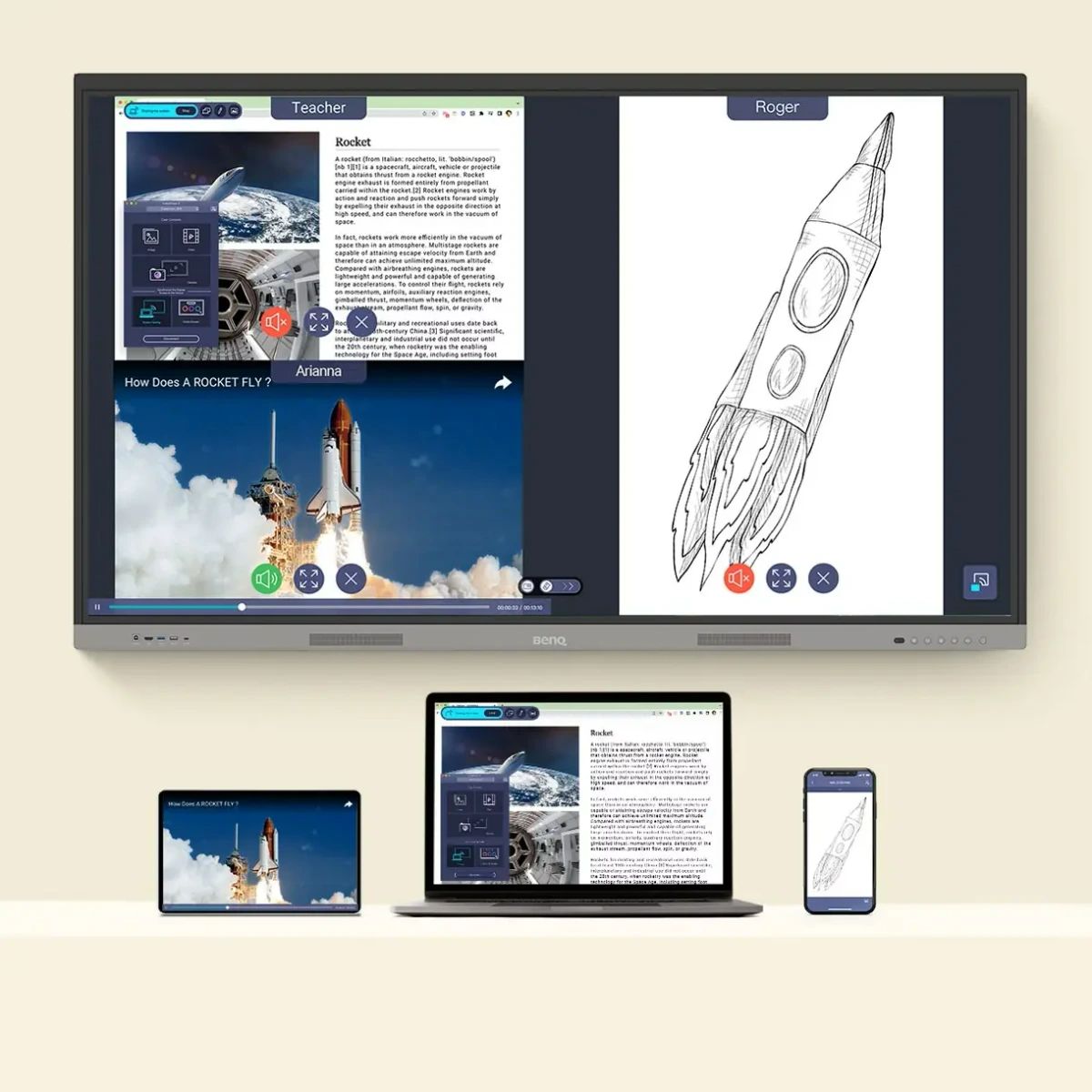 écran simple à configurer