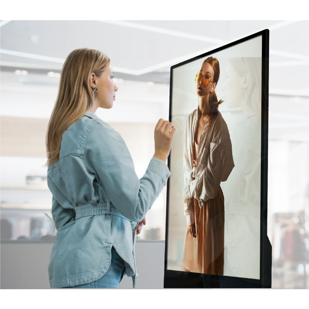 totem digital signage 55 pouces