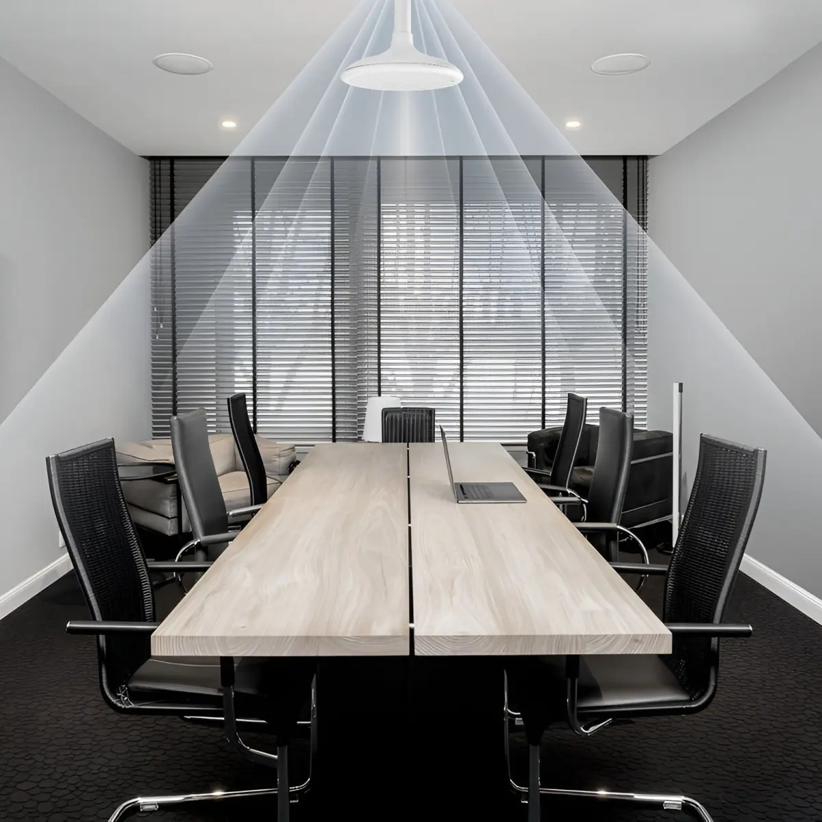 Shure - kit d'audioconférence avec micro plafond et haut parleur