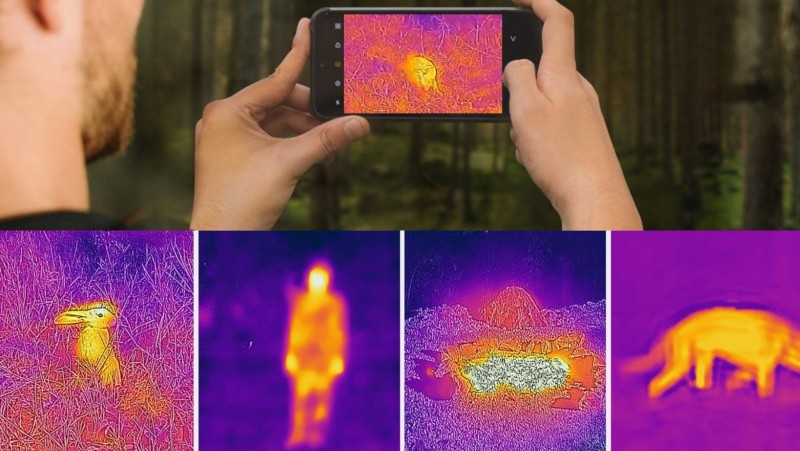 Blackview 9800 pro capteur thermique