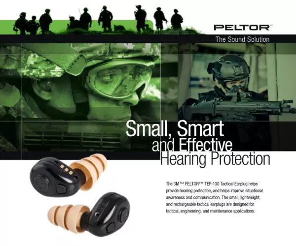 Bouchons d'oreille 3M™ PELTOR™ Tactical