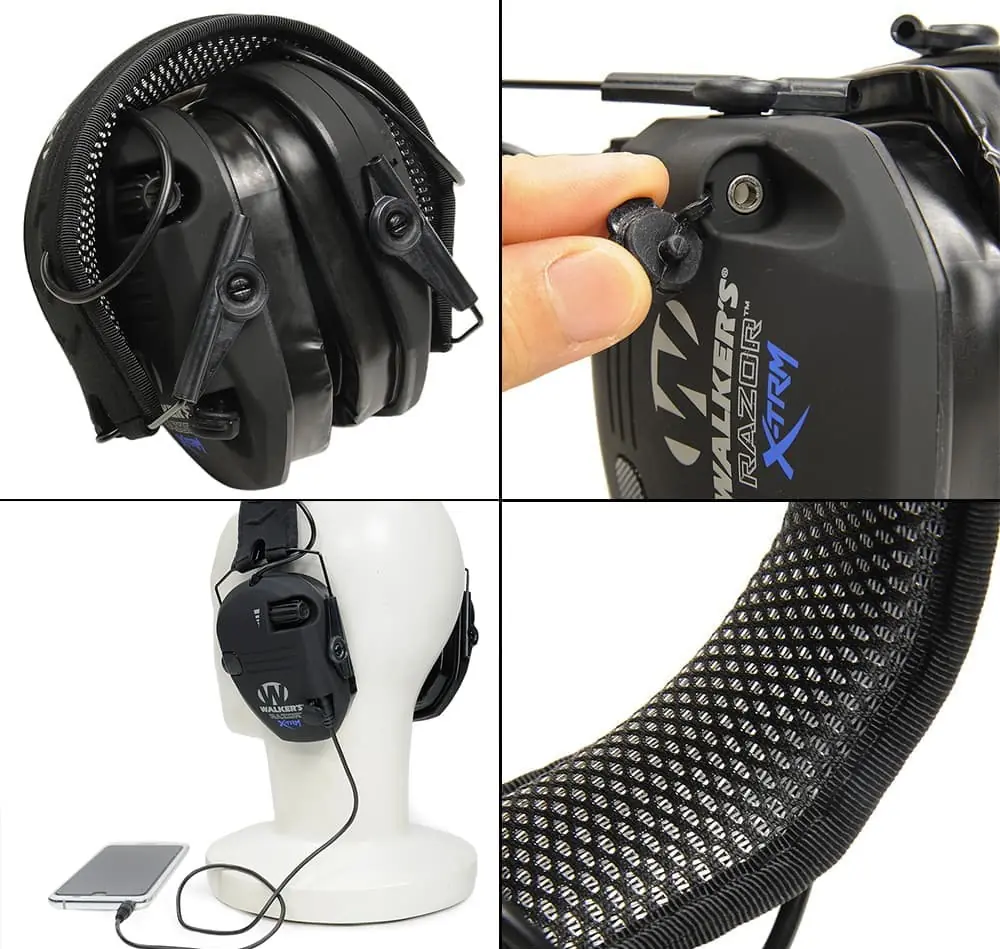 Walker's Razor X-TRM - Casque antibruit électronique - GWP-XRSEMP- Casque antibruit pliable