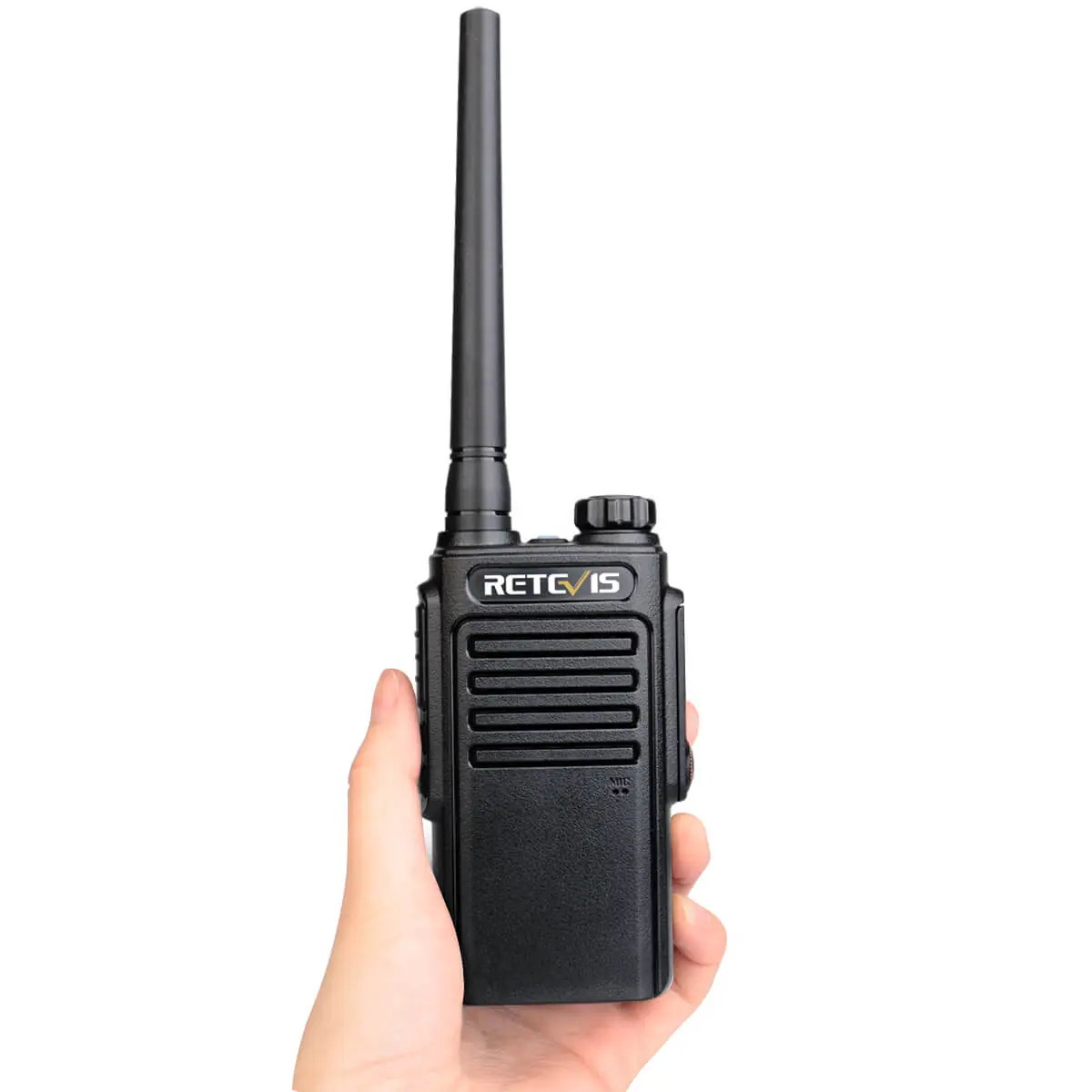 Pack de 2 RT647 2.0 Retevis Noir - Talkie-walkie sans licence PMR446, étanche et durci