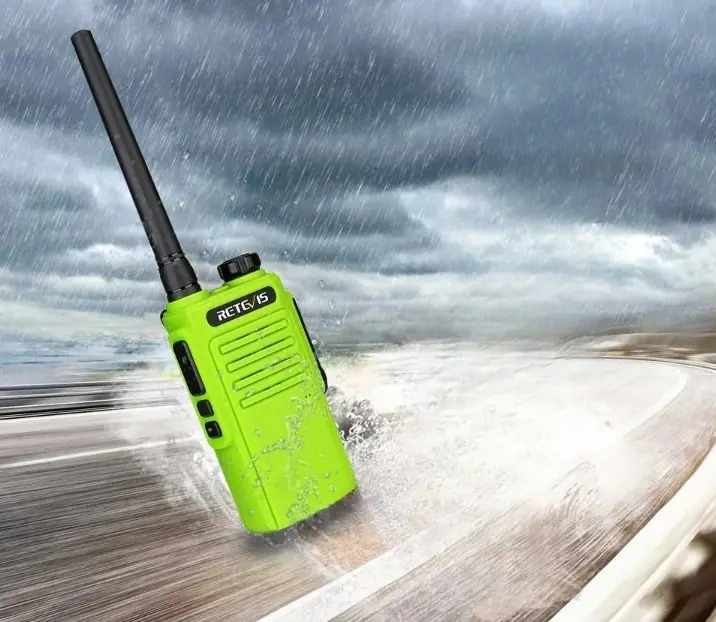 RT647 2.0 Retevis Neon - Talkie-walkie sans licence PMR446, étanche et durci