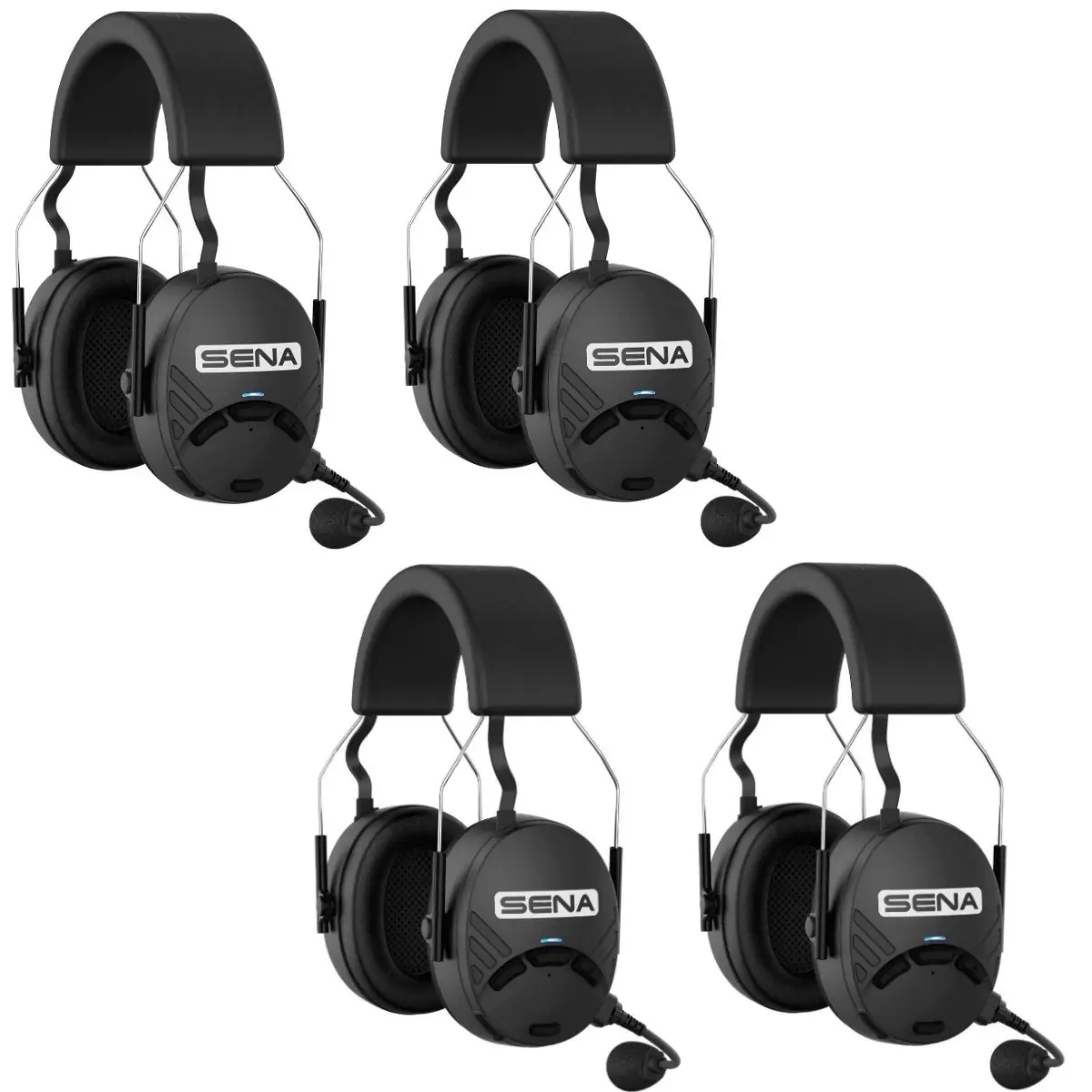 Pack de 4 Sena Tufftalk M - Casque antibruit intercom sur réseau Mesh