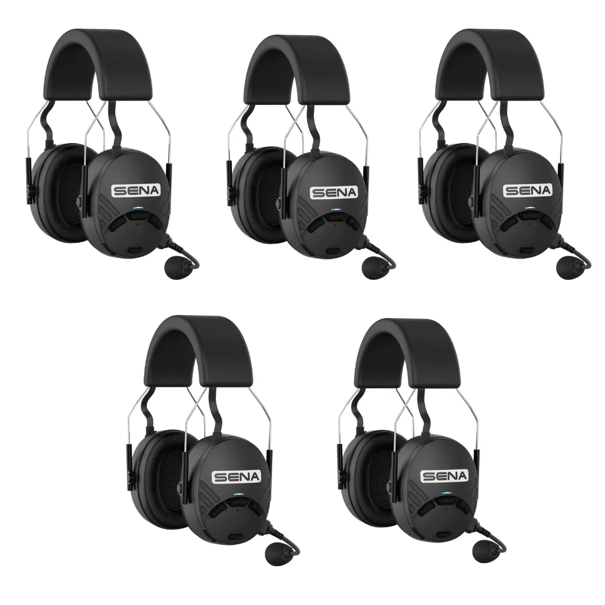 Pack de 5 Sena Tufftalk M - Casque antibruit intercom sur réseau Mesh