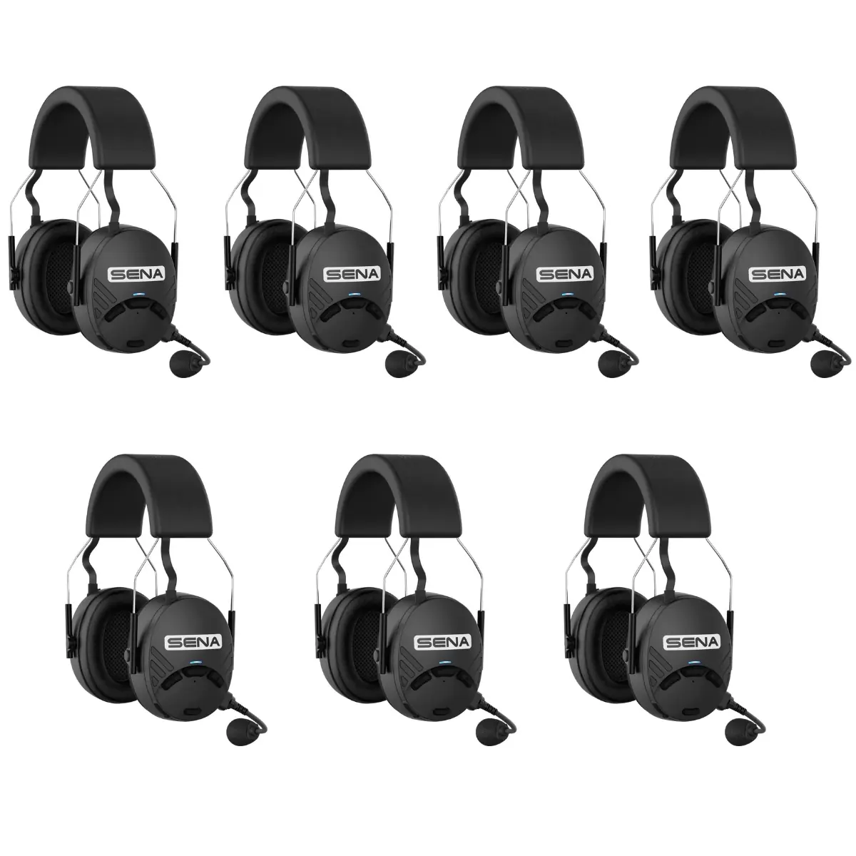 Pack de 7 Sena Tufftalk M - Casque antibruit intercom sur réseau Mesh