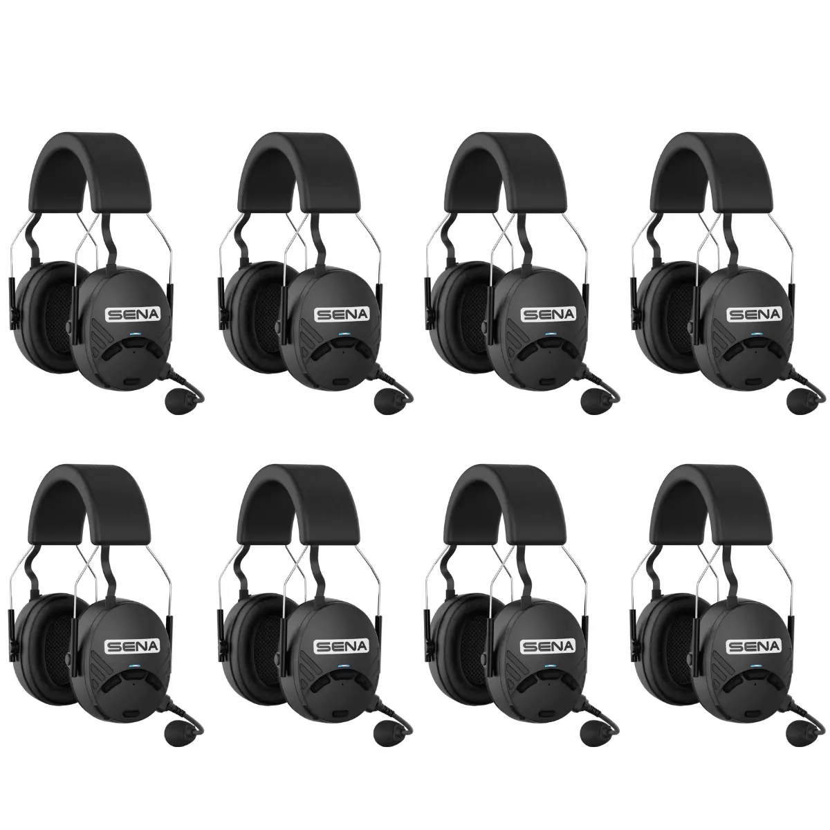 Pack de 8 Sena Tufftalk M - Casque antibruit intercom sur réseau Mesh
