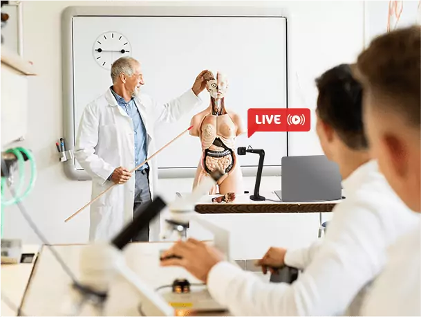 présentation avec Aver visualiseur