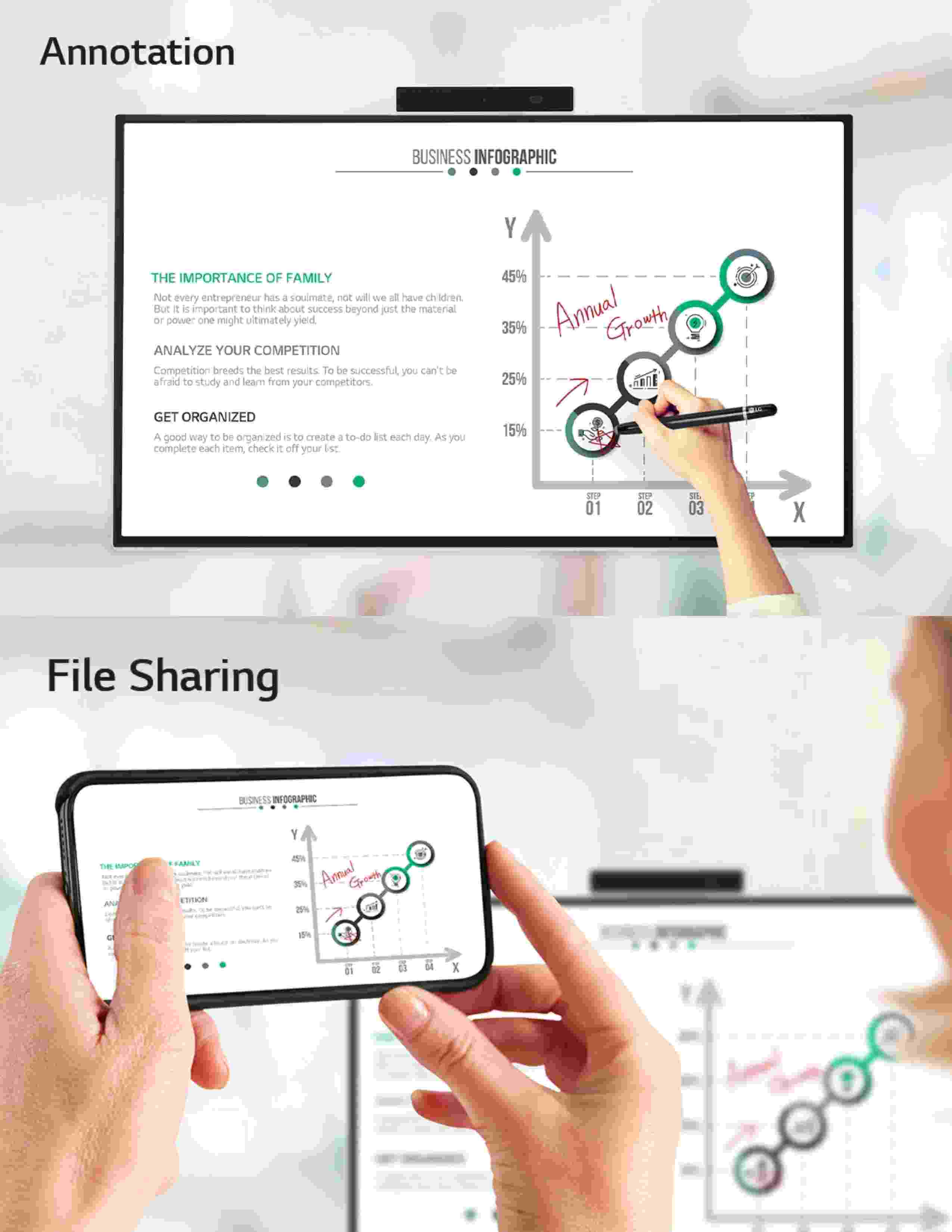 lg one quick flex partage