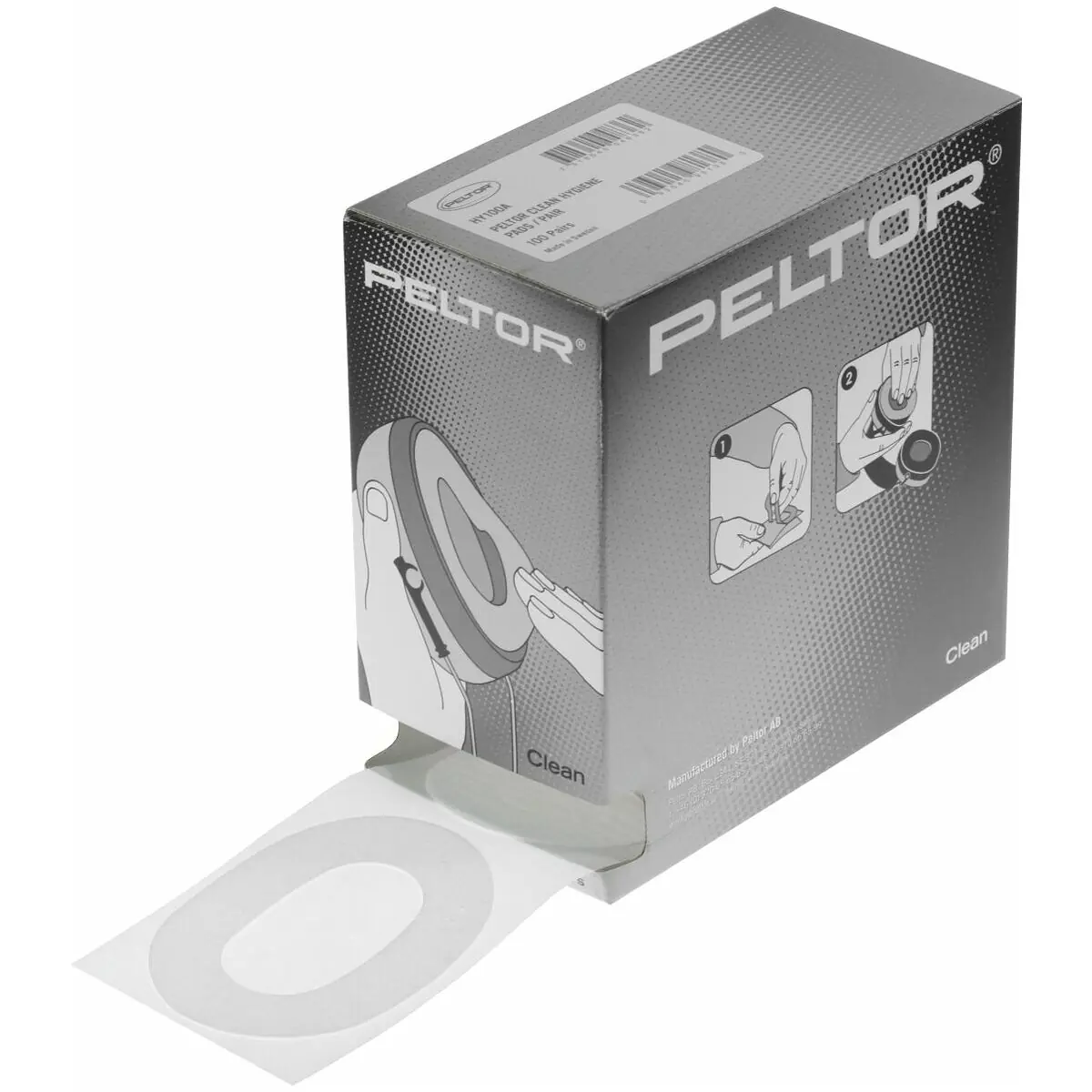 Protections jetables pour casques anti-bruit 3M PELTOR