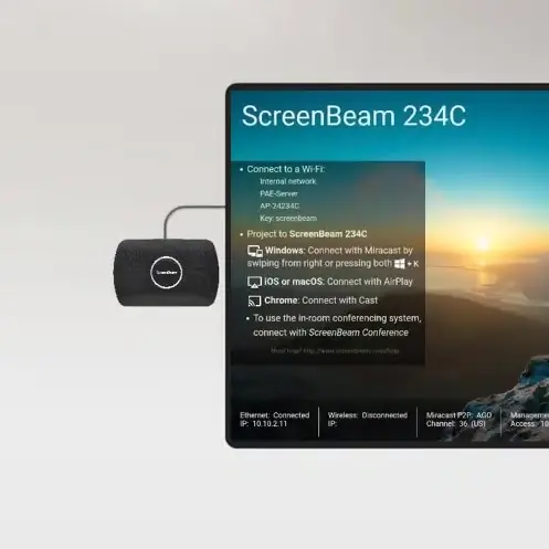 creenBeam 1100 Plus : partage d'écran et visioconférence sans fil 