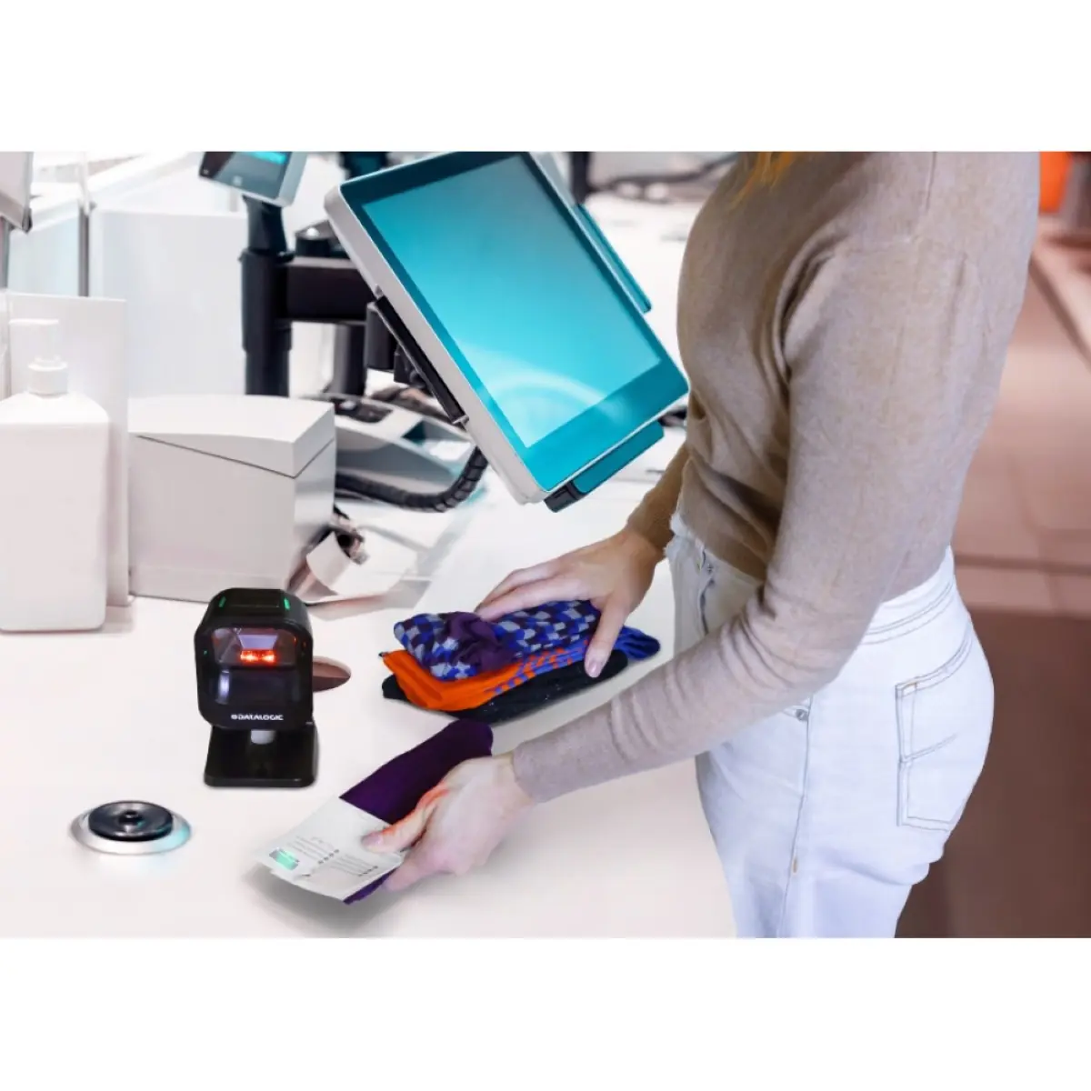 Datalogic Magellan 900i scanner fixe comptoir USB