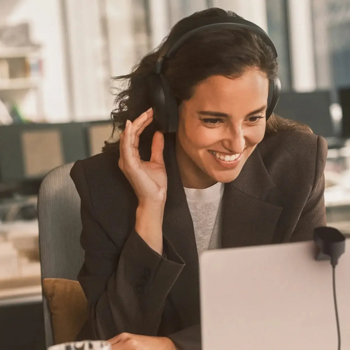 Casque circum Jabra Evolve3 85