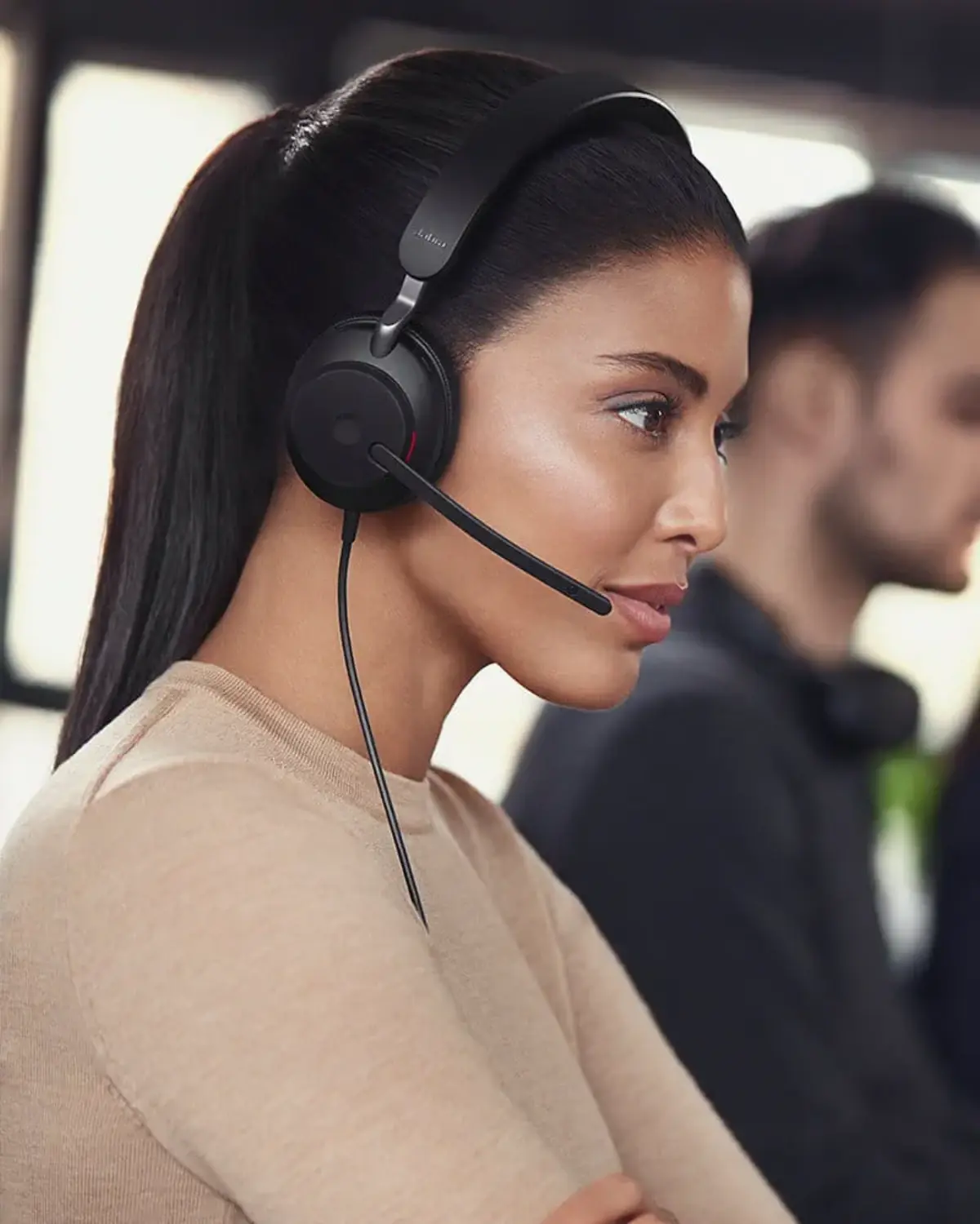 Jabra Evolve2 40 SE UC USB-C micro casque professionnel