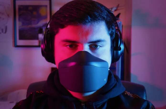 Masque avec filtration des bruits pour gamer