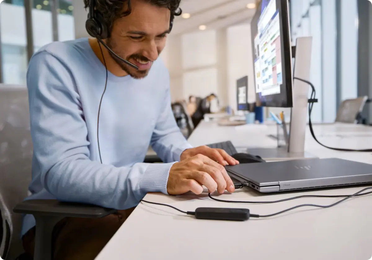 Connectivité HP Poly Mission 400 Classic