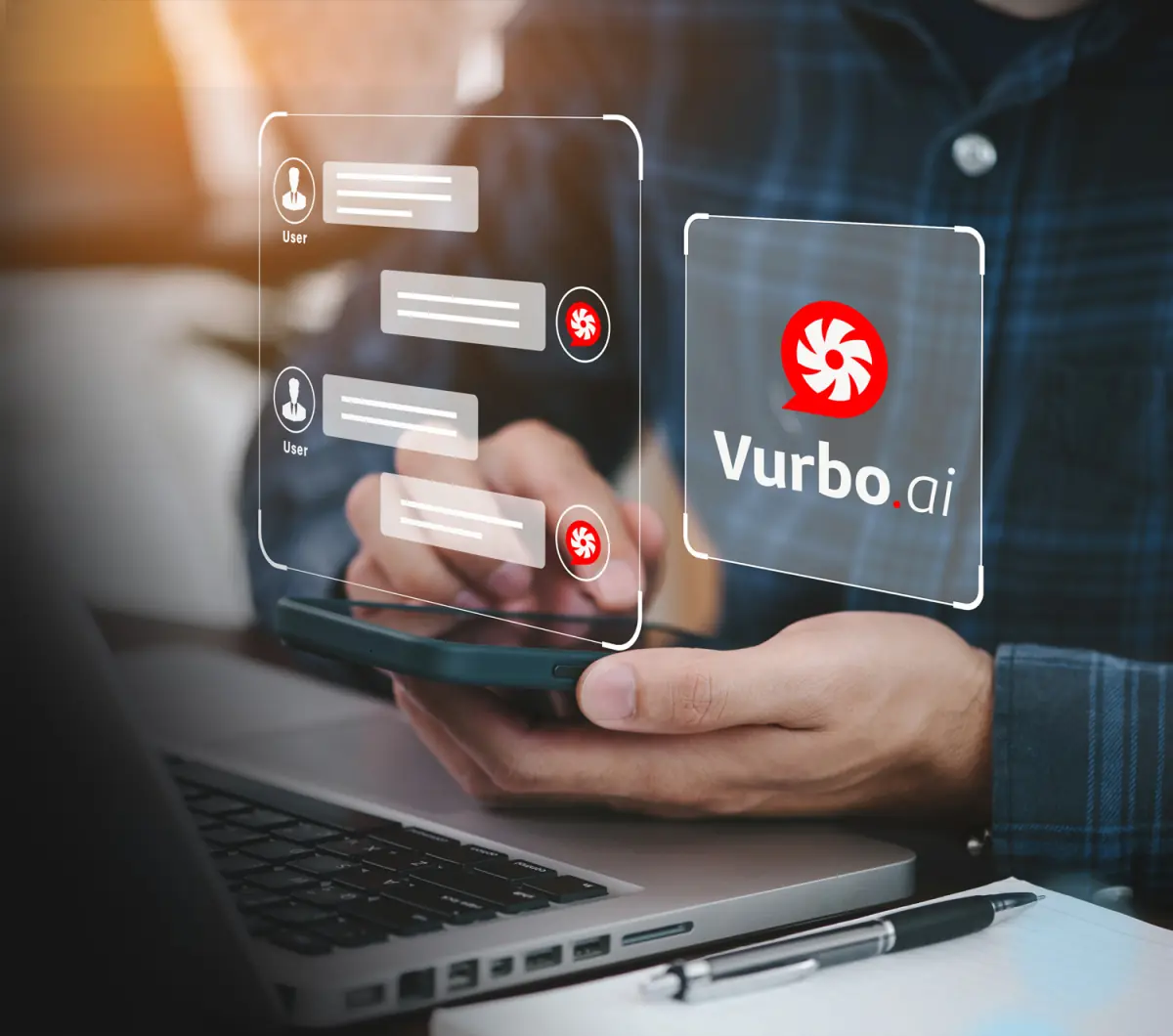 Vurbo.ai logiciel de transcription