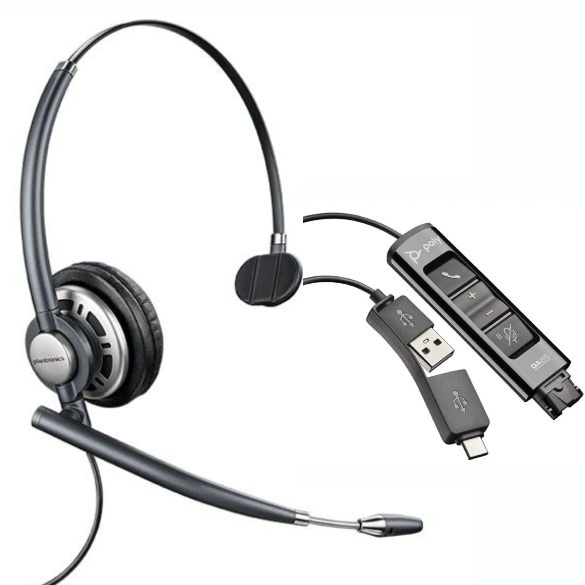 plantronics encorepro 710 digital avec adaptateur da85